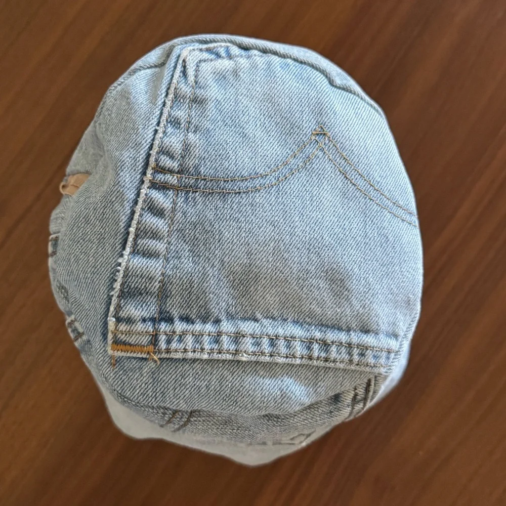 Vintage Lev’s 501 denim up-cycled bucket hat
